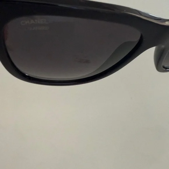 CHANEL CH5380 square women’s Black Sunglasses - Picture 7 of 9